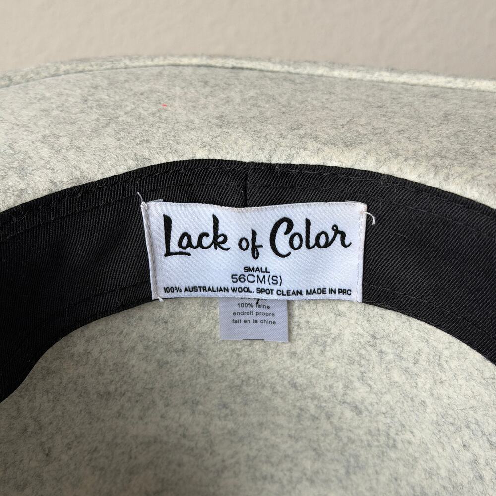 Lack of Color Wool Stone Wash Speckled Gray Hat Size S - Picture 5 of 5